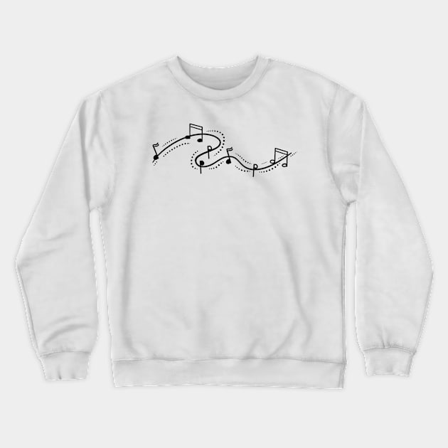 Melody musical notes Crewneck Sweatshirt by Xatutik-Art